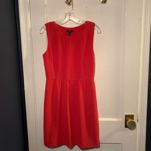 J. Crew Camille dress in red poppy